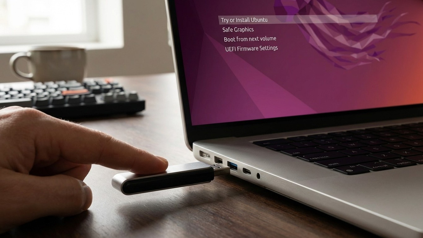 Créer une clé USB bootable Linux : Rufus, Etcher et alternatives