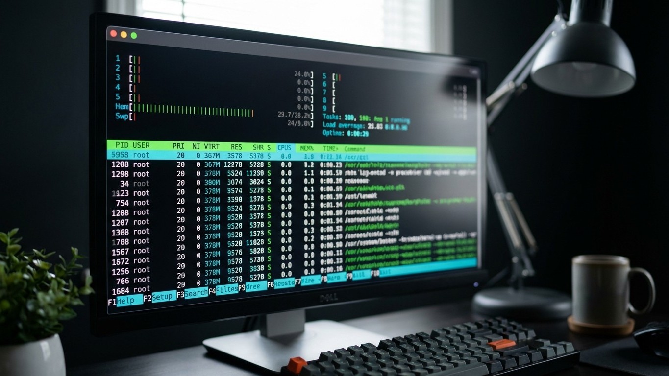 J'ouvrais le gestionnaire de tâches pour rien : ces deux commandes Terminal changent tout sous Linux