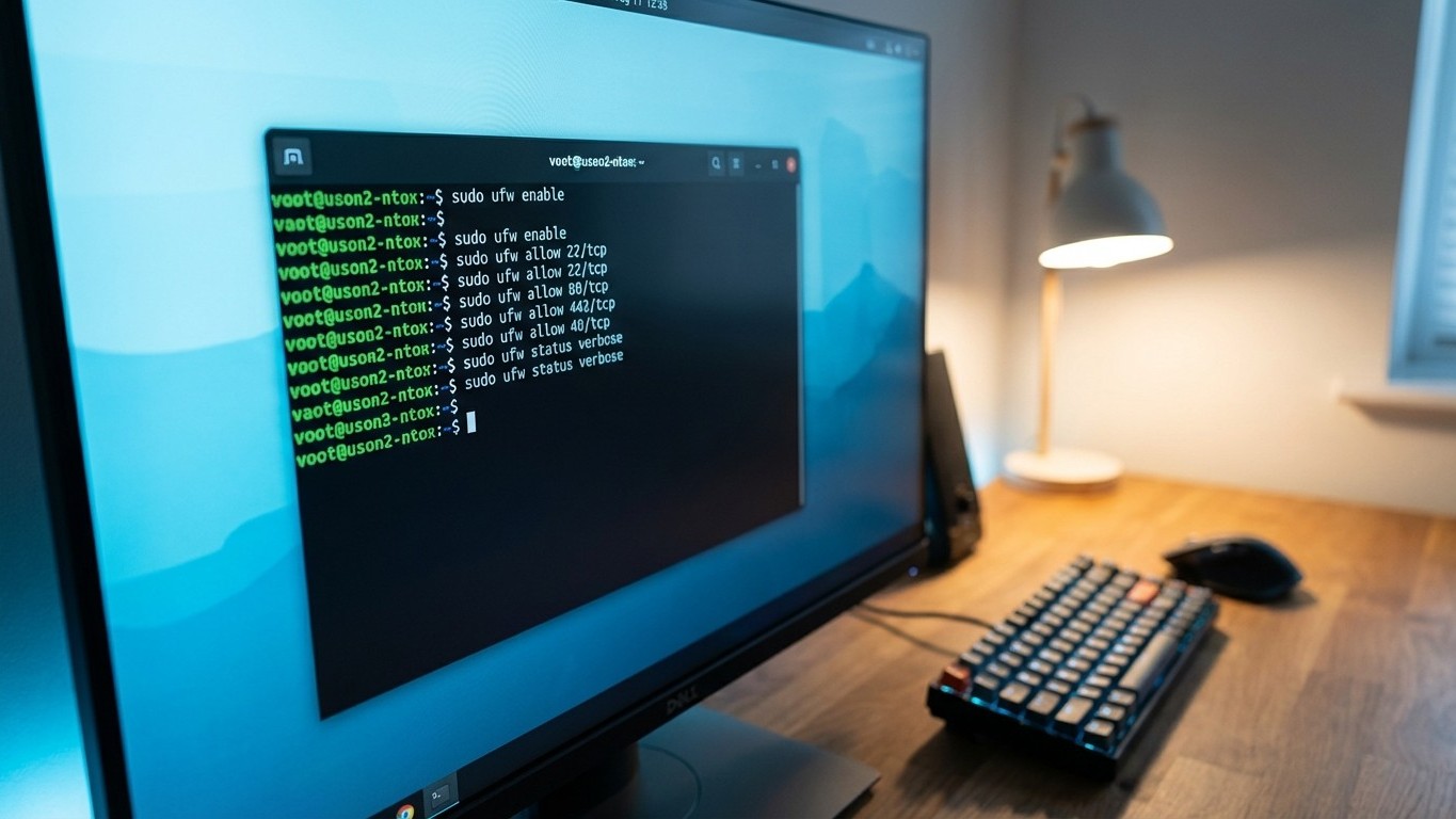 Pare-feu Linux avec UFW : activer, autoriser un port et vérifier les règles