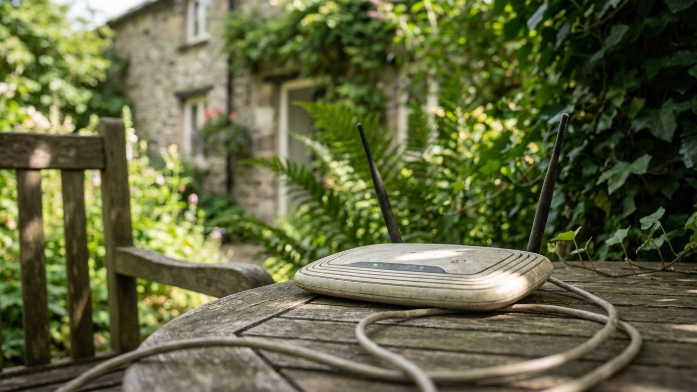 Ce vieux routeur que vous alliez jeter est en fait la solution à votre zone morte Wi-Fi au jardin