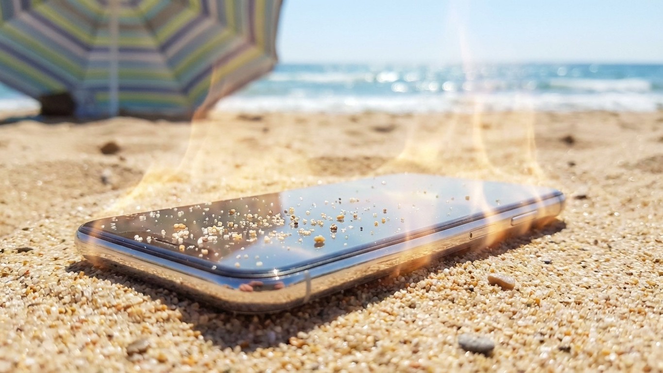 Votre smartphone chauffe au soleil : le geste pour le refroidir est celui qui grille la batterie