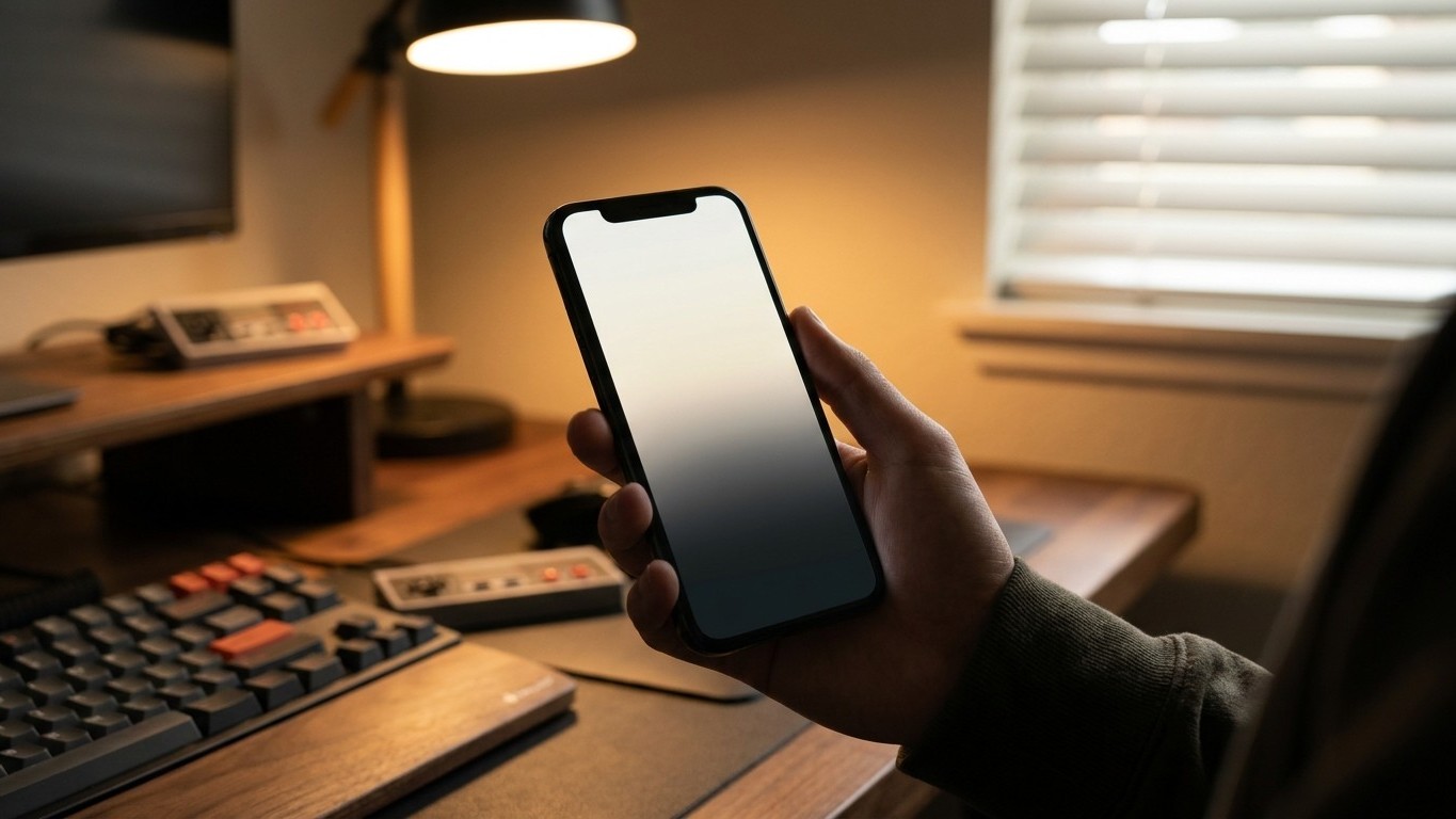 J'ai activé le mode sombre sur mon téléphone pour économiser la batterie : un ami m'a demandé quel écran j'avais et j'ai c...
