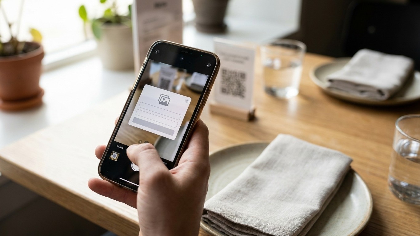 J'ai scanné le QR code du resto depuis une capture WhatsApp : la page qui s'est ouverte n'avait plus rien à voir avec le menu