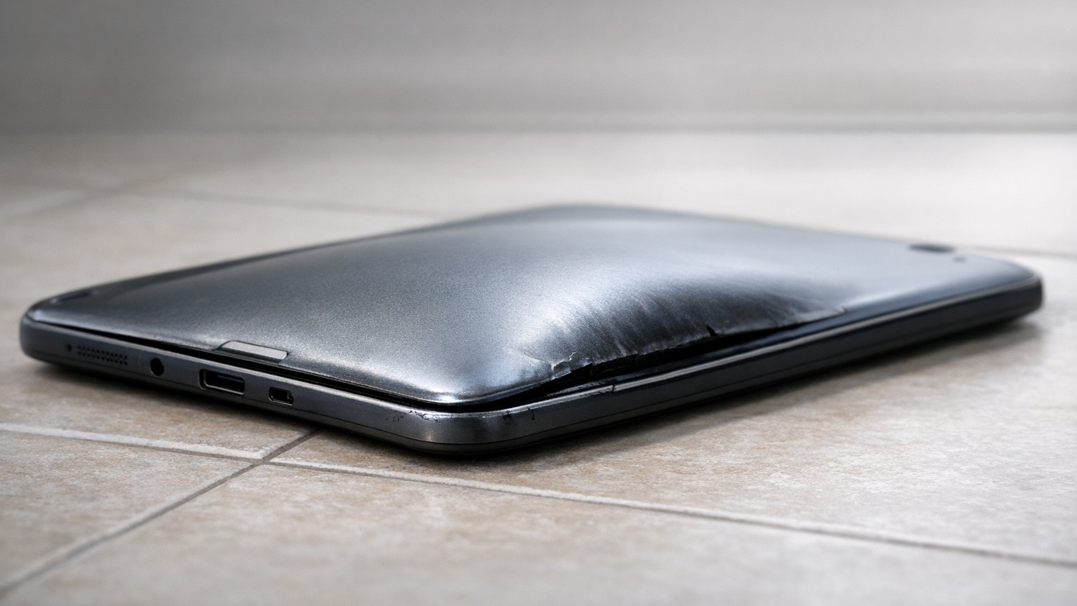 Ma vieille tablette me servait de réveil depuis deux ans : quand j'ai soulevé la coque, elle était bombée et chaude au tou...