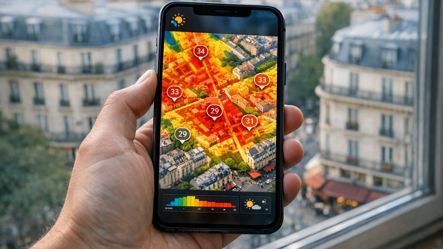 Je croyais qu'il faisait juste chaud dans mon appartement : un technicien m'a montré comment mon téléphone mesure l'îlot d...