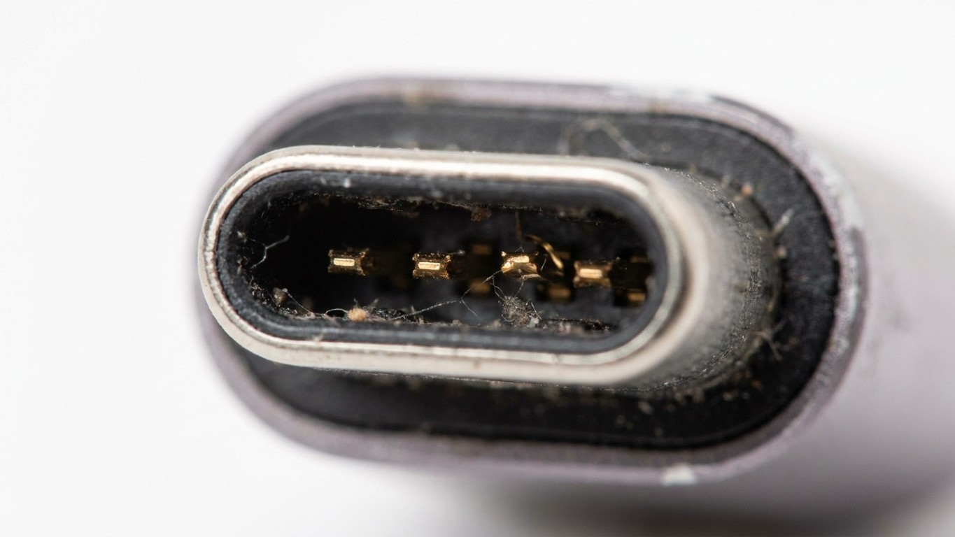 Je grattais le sable coincé dans mon port USB-C avec une aiguille : quand un réparateur m'a montré l'état des broches, il ...
