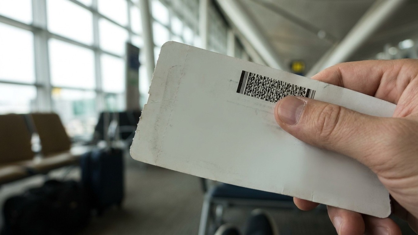 Ma voisine cache toujours le code-barres de sa carte d'embarquement avant de la prendre en photo et ce n'est pas de la pru...