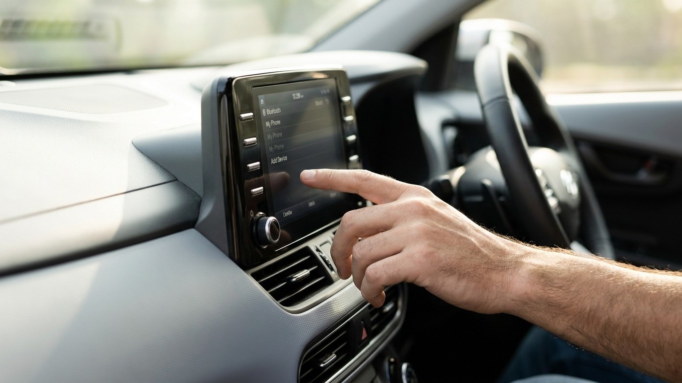 Mon frère passe toujours deux minutes dans les réglages de l'autoradio avant de restituer sa location et ce n'est pas pour...
