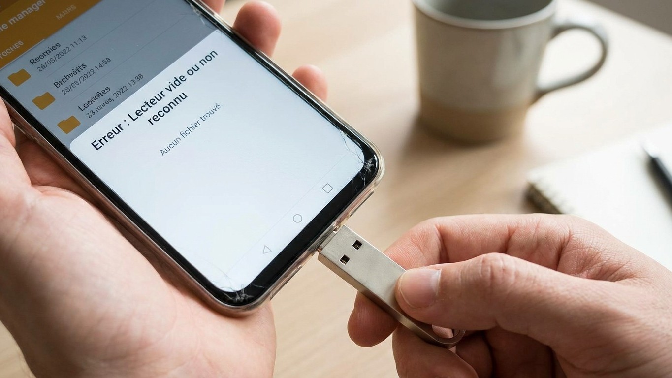 J'ai copié mes photos sur une clé USB pour les retoucher tranquillement : l'appli m'a juré que le dossier n'existait pas