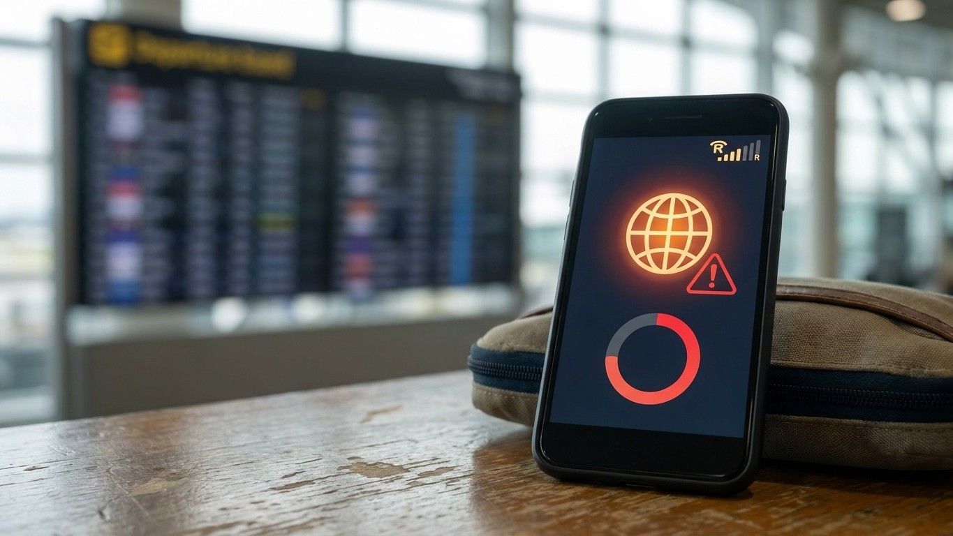 « Je pensais que mon forfait me protégeait partout comme en Europe » : ce qui a continué de se télécharger une fois la fro...