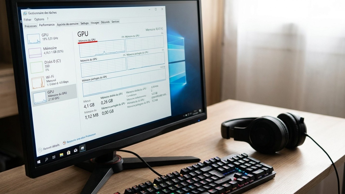 On s'obstine tous à vérifier la mémoire de sa carte graphique dans le gestionnaire des tâches, alors que ce chiffre-là cac...